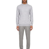 Maglia girocollo in grigio 