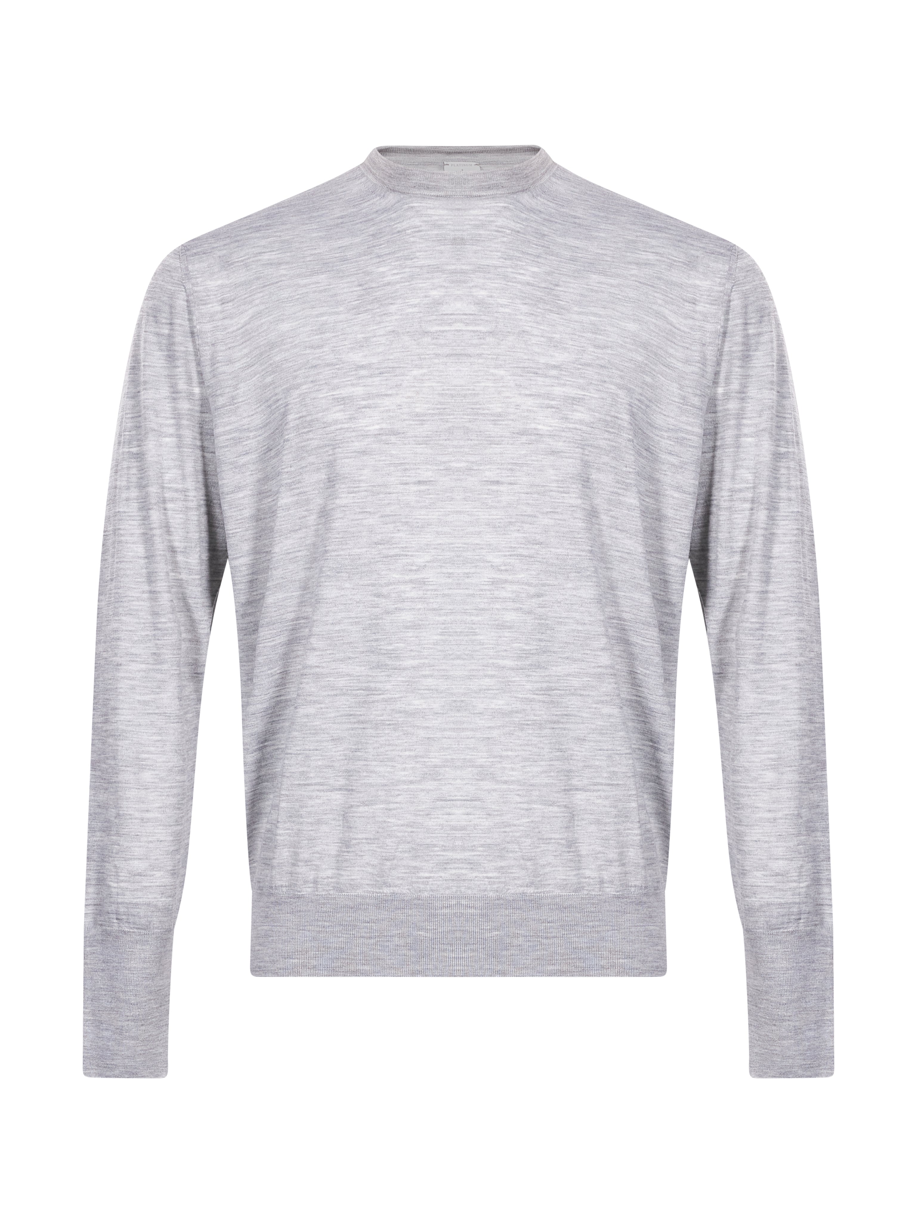Maglia girocollo in grigio 