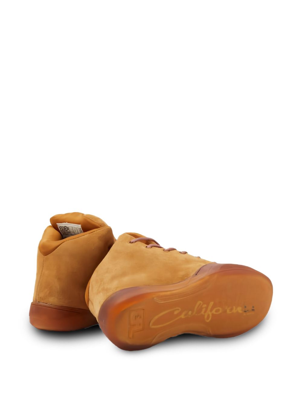 Sneakers oversize Mid Vamp in marrone 