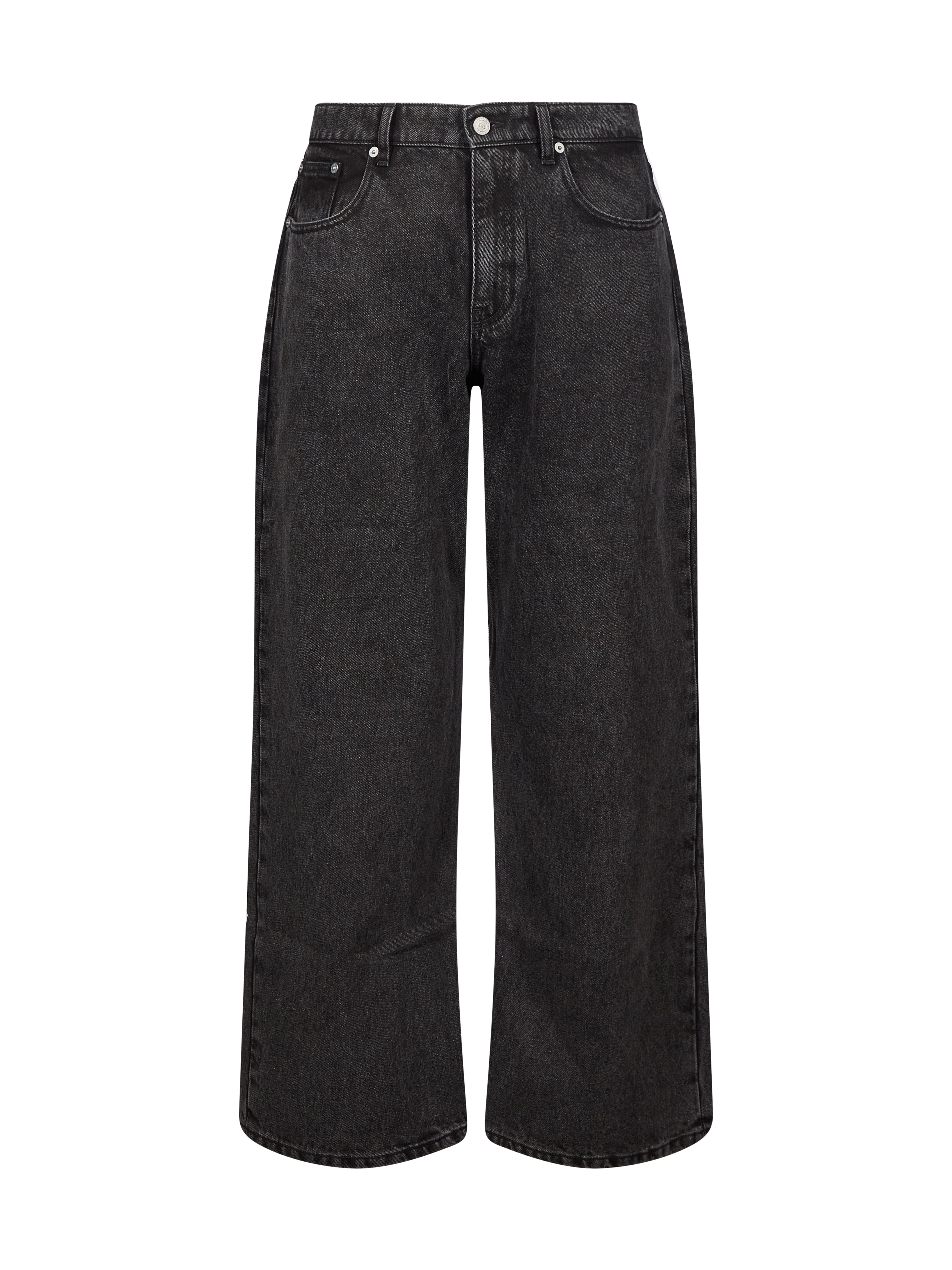 Jeans dritti in nero 