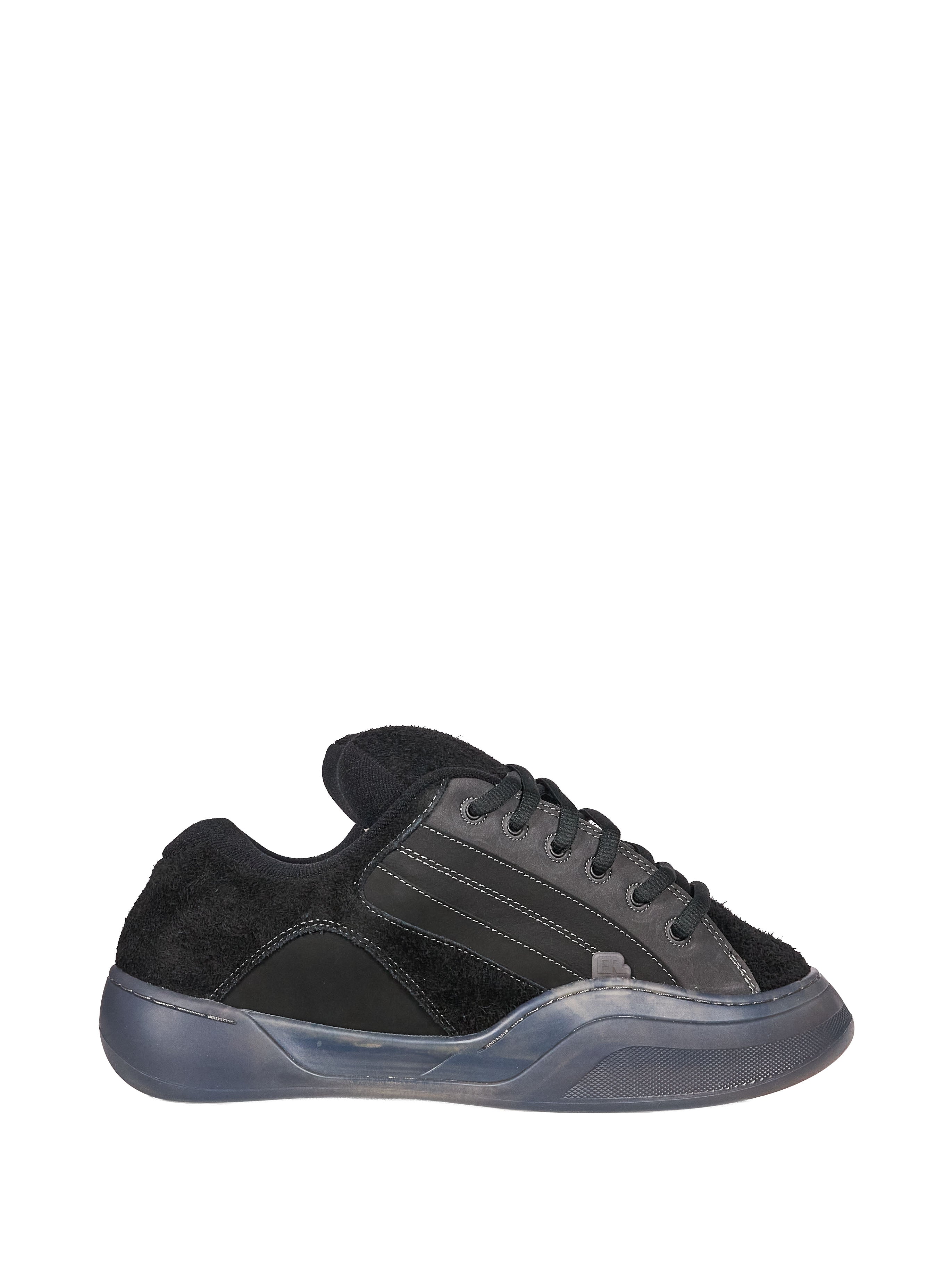 Sneakers quad vamp in nero 