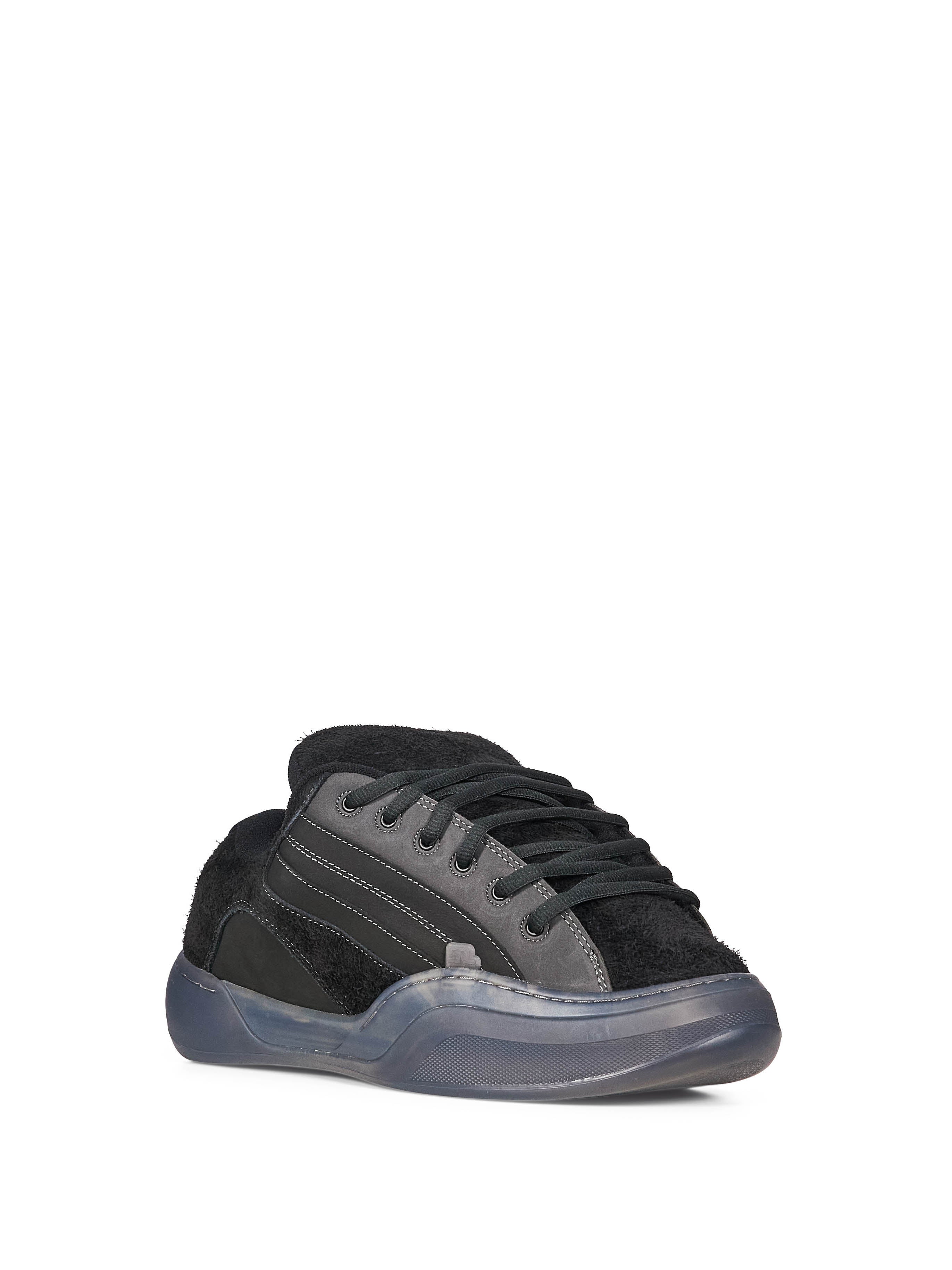 Sneakers quad vamp in nero 