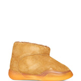 Stvaleti vamp in pelle in marrone 