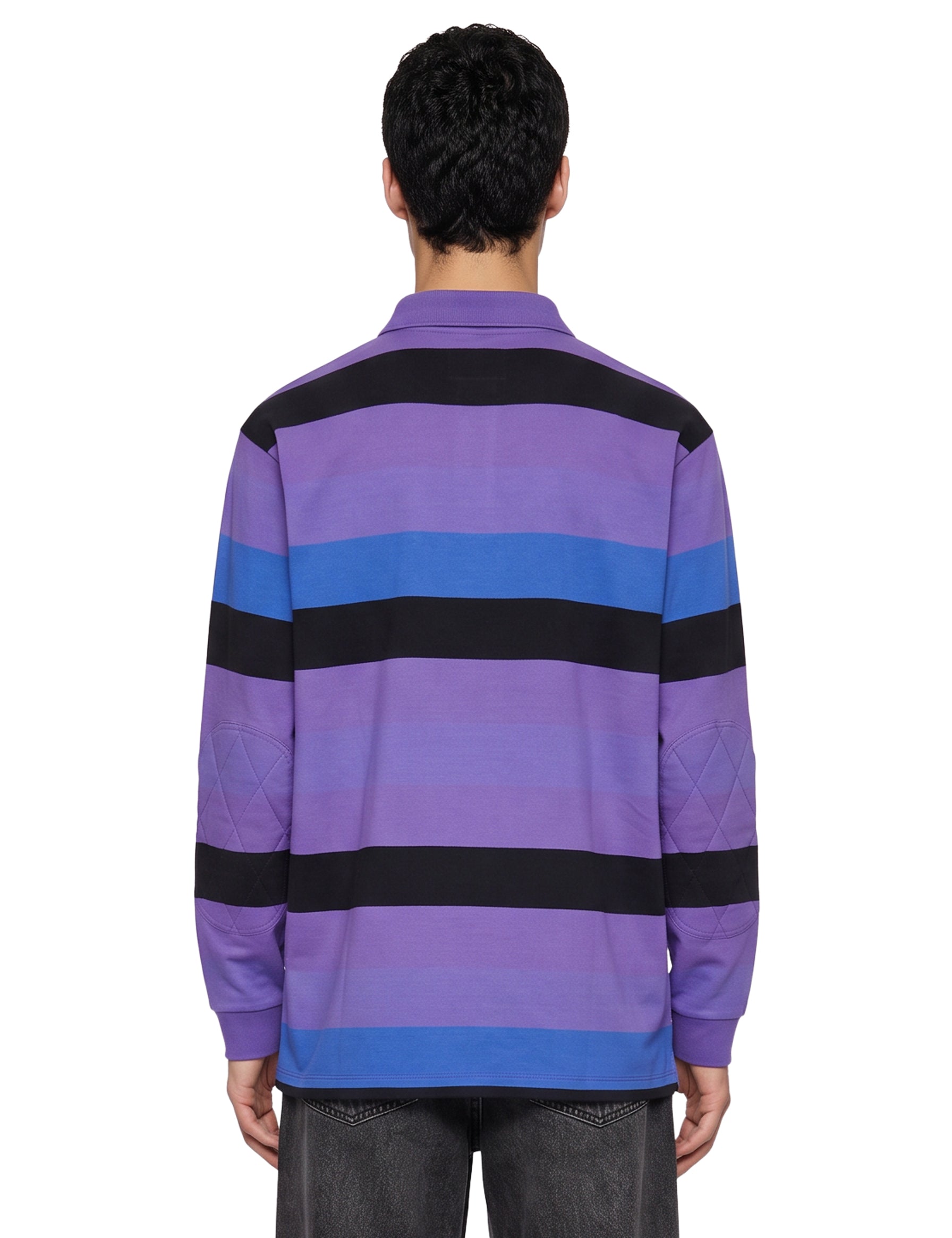 Maglia polo Rugby a righe multicolor 