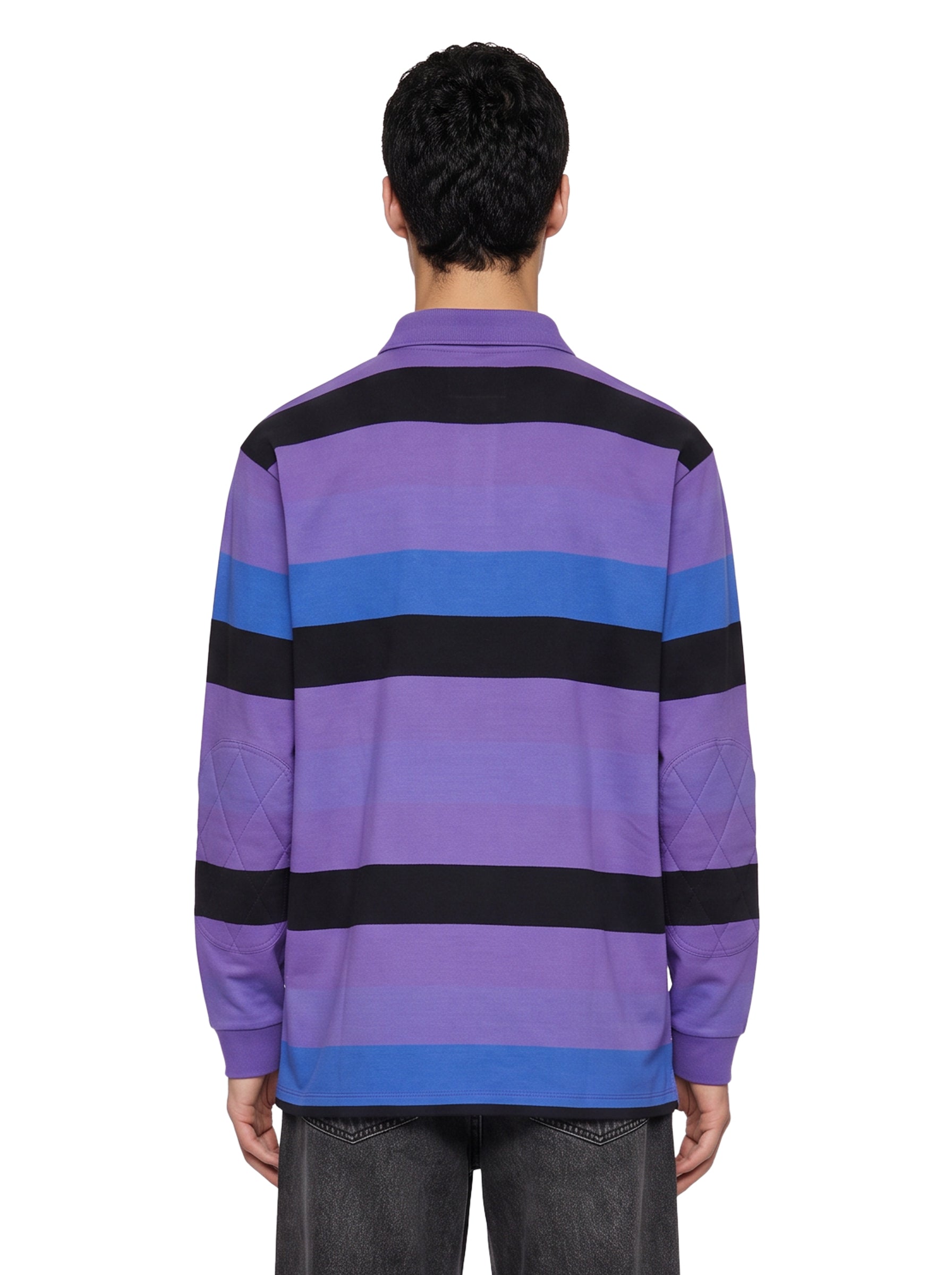 Maglia polo Rugby a righe multicolor 