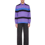 Maglia polo Rugby a righe multicolor 