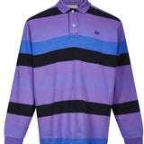 Maglia polo Rugby a righe multicolor 