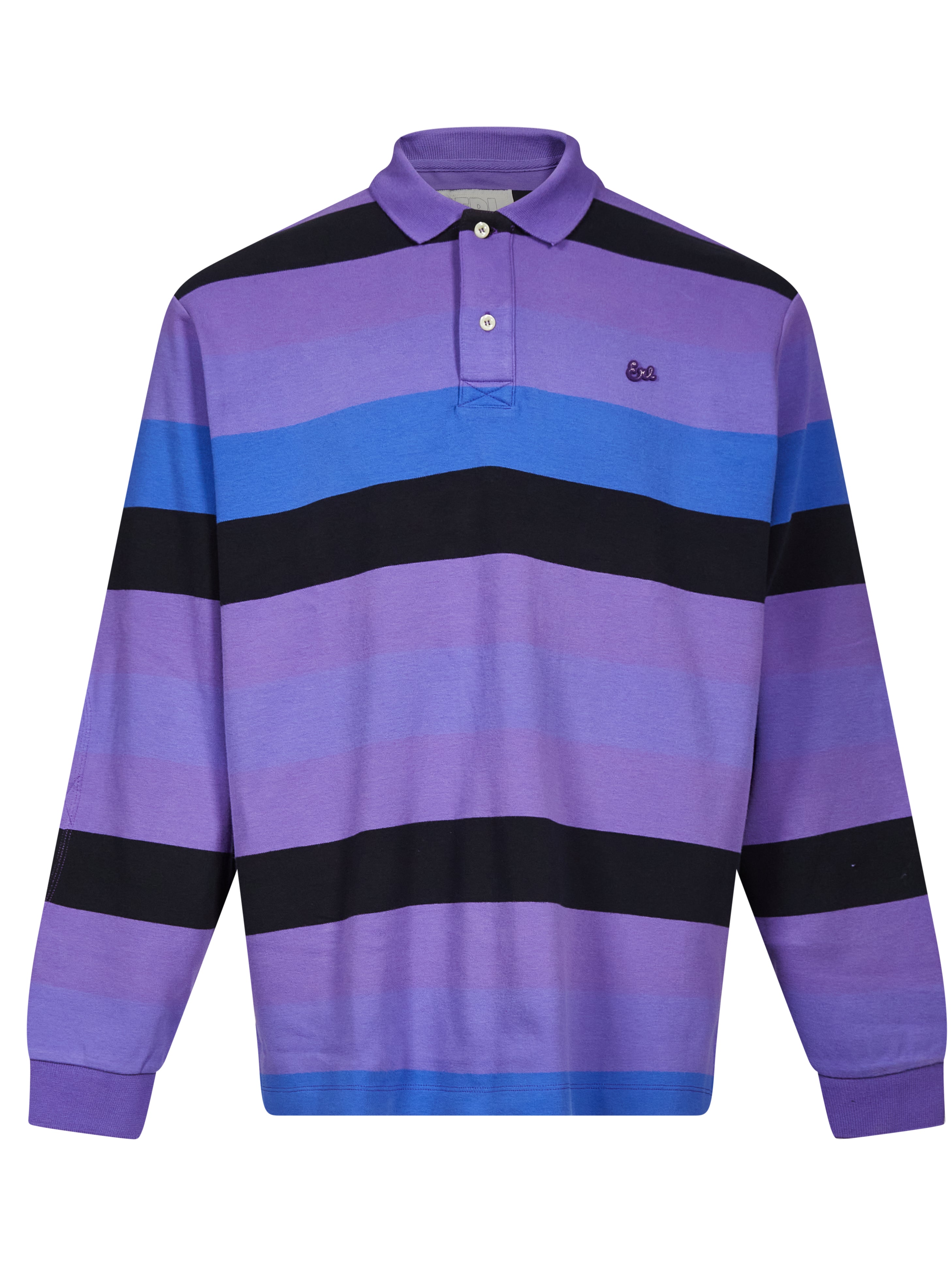 Maglia polo Rugby a righe multicolor 