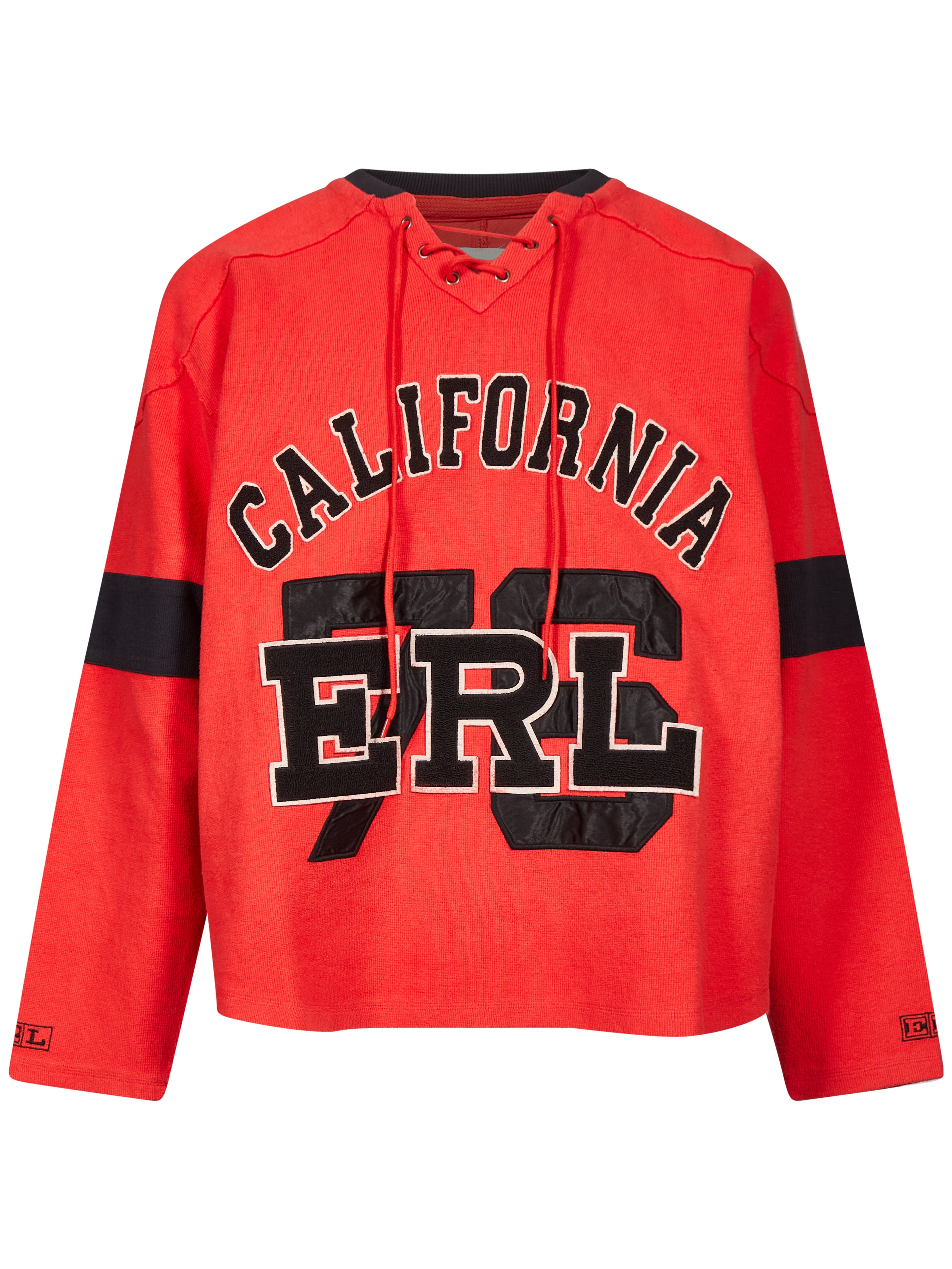 Felpa Hockey con logo in rosso 
