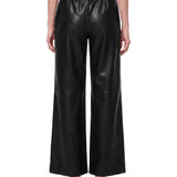 Pantalone in pelle verde 