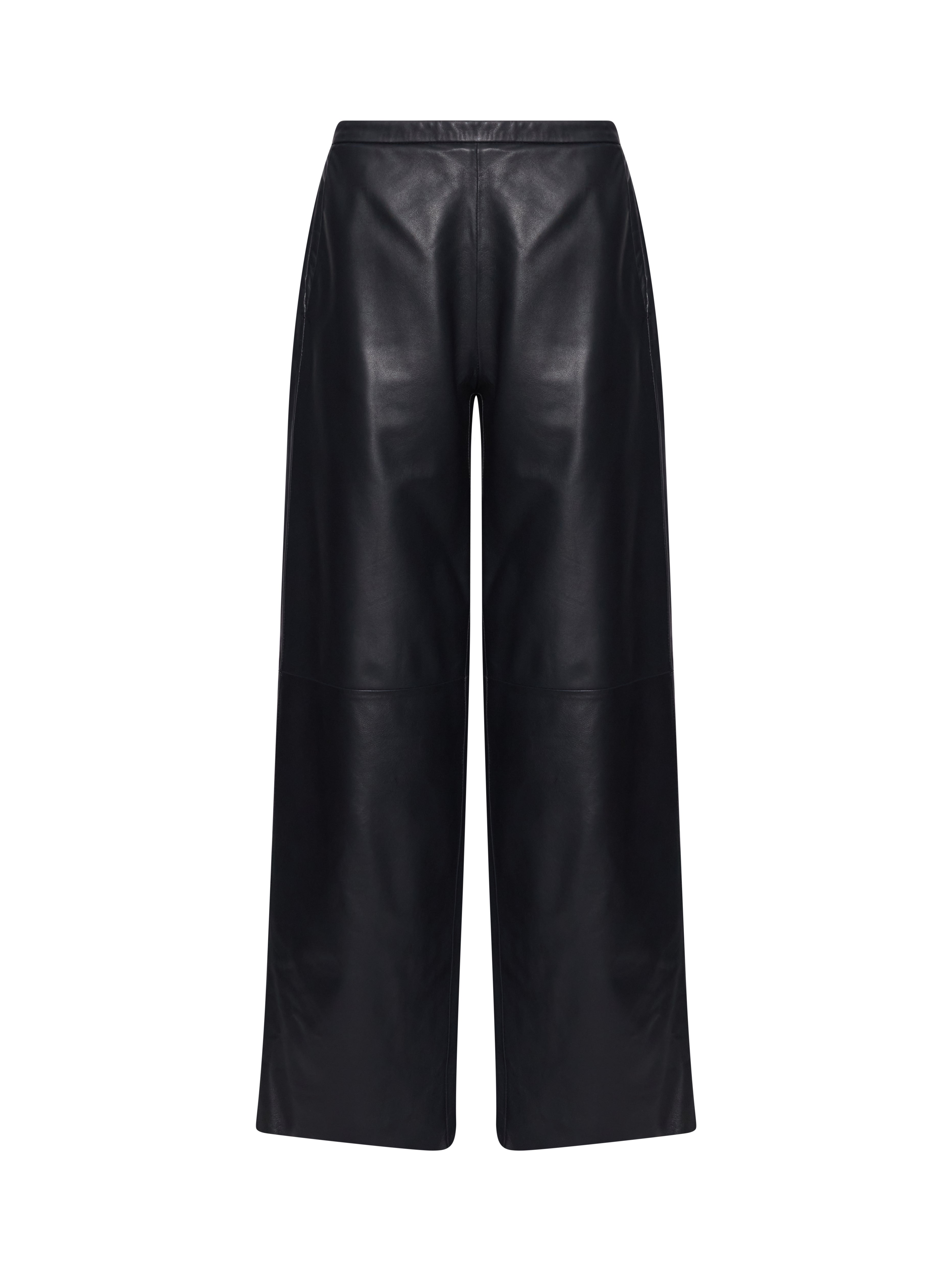Pantalone in pelle verde 