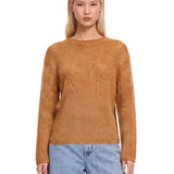 Maglione in misto cashmere in marrone 