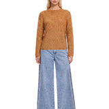 Maglione in misto cashmere in marrone 