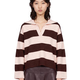Maglia a righe multicolor 