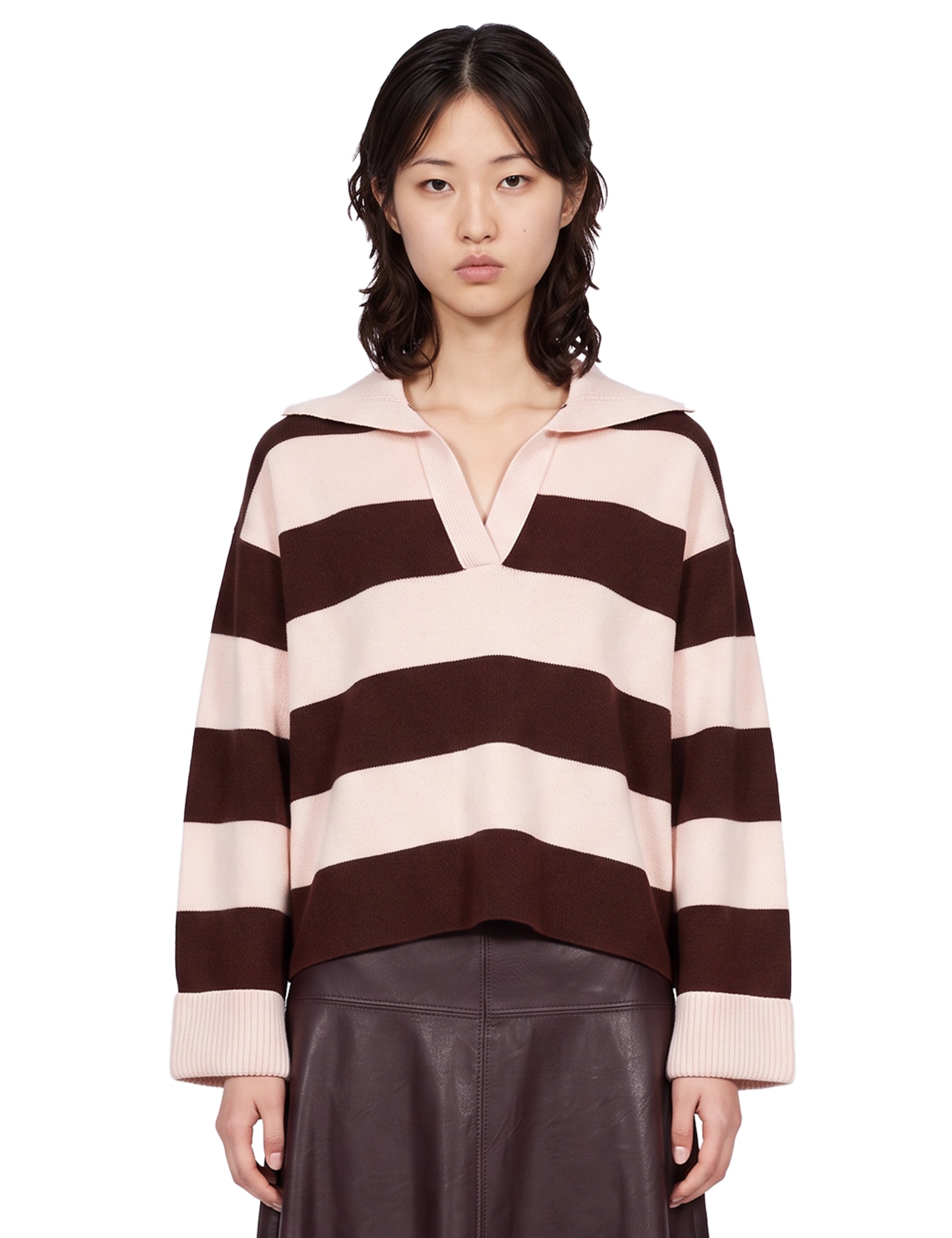 Maglia a righe multicolor 