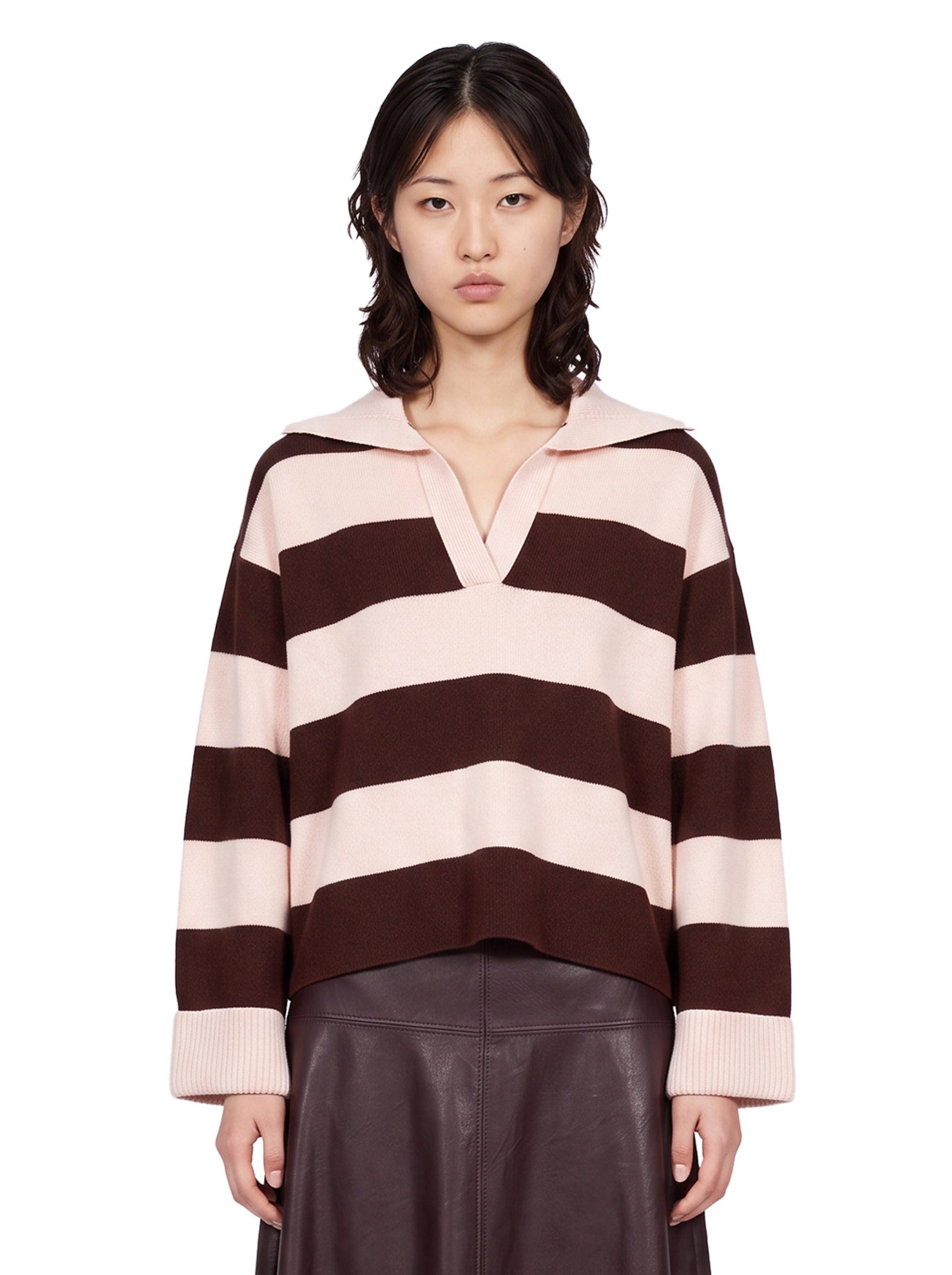 Maglia a righe multicolor 