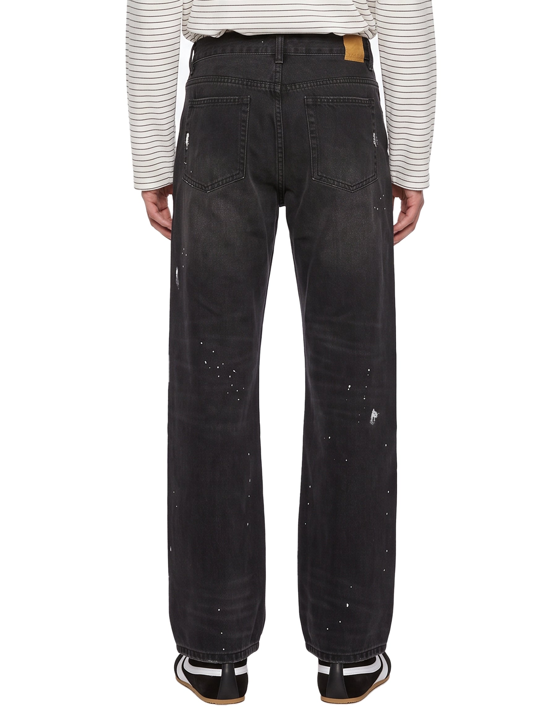 Jeans a gamba dritta Monet in grigio 
