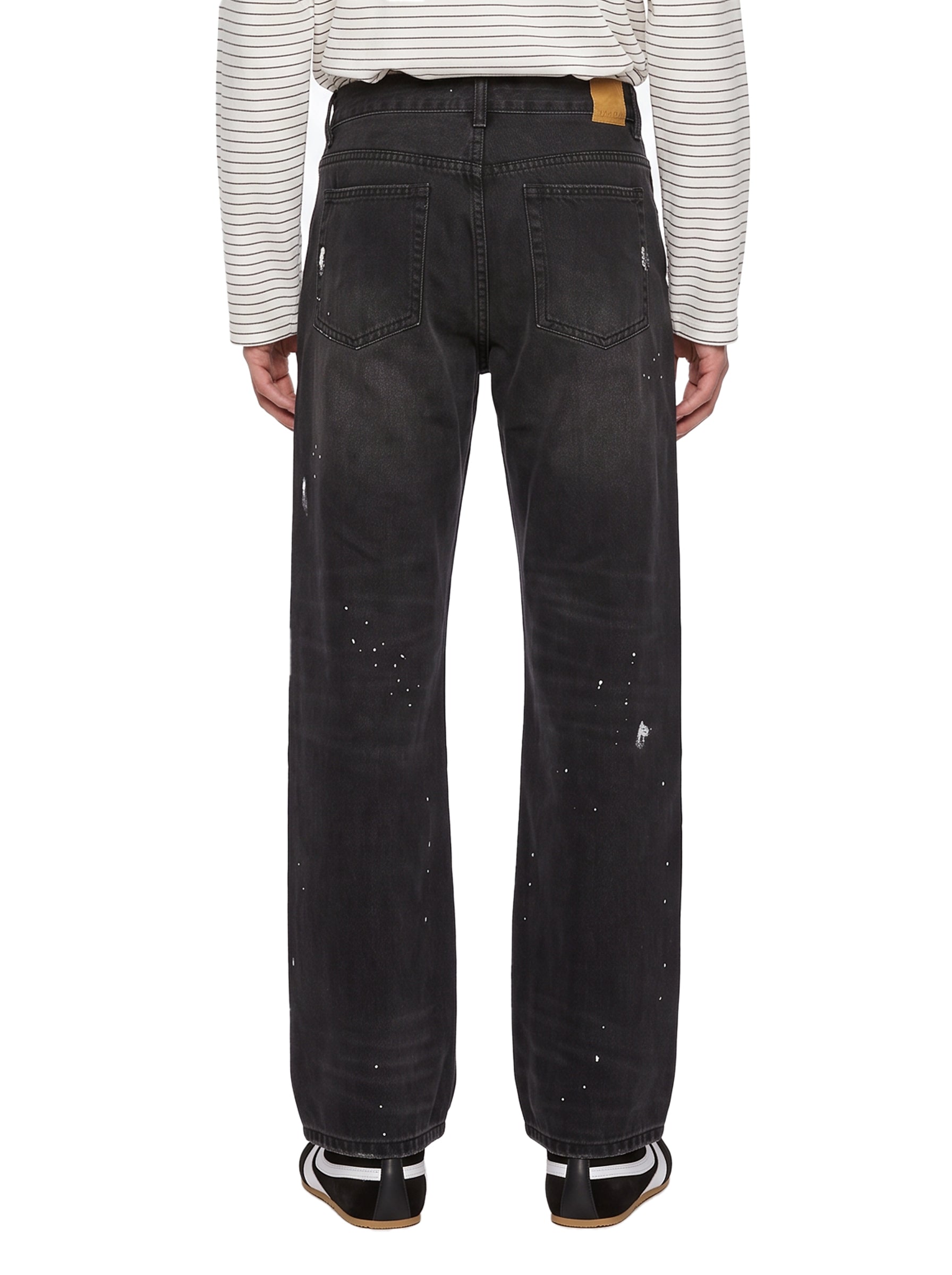Jeans a gamba dritta Monet in grigio 