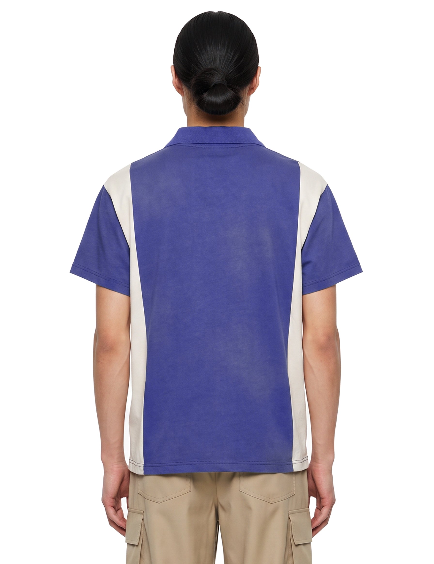 T-shirt Premier League in bianco e blu 