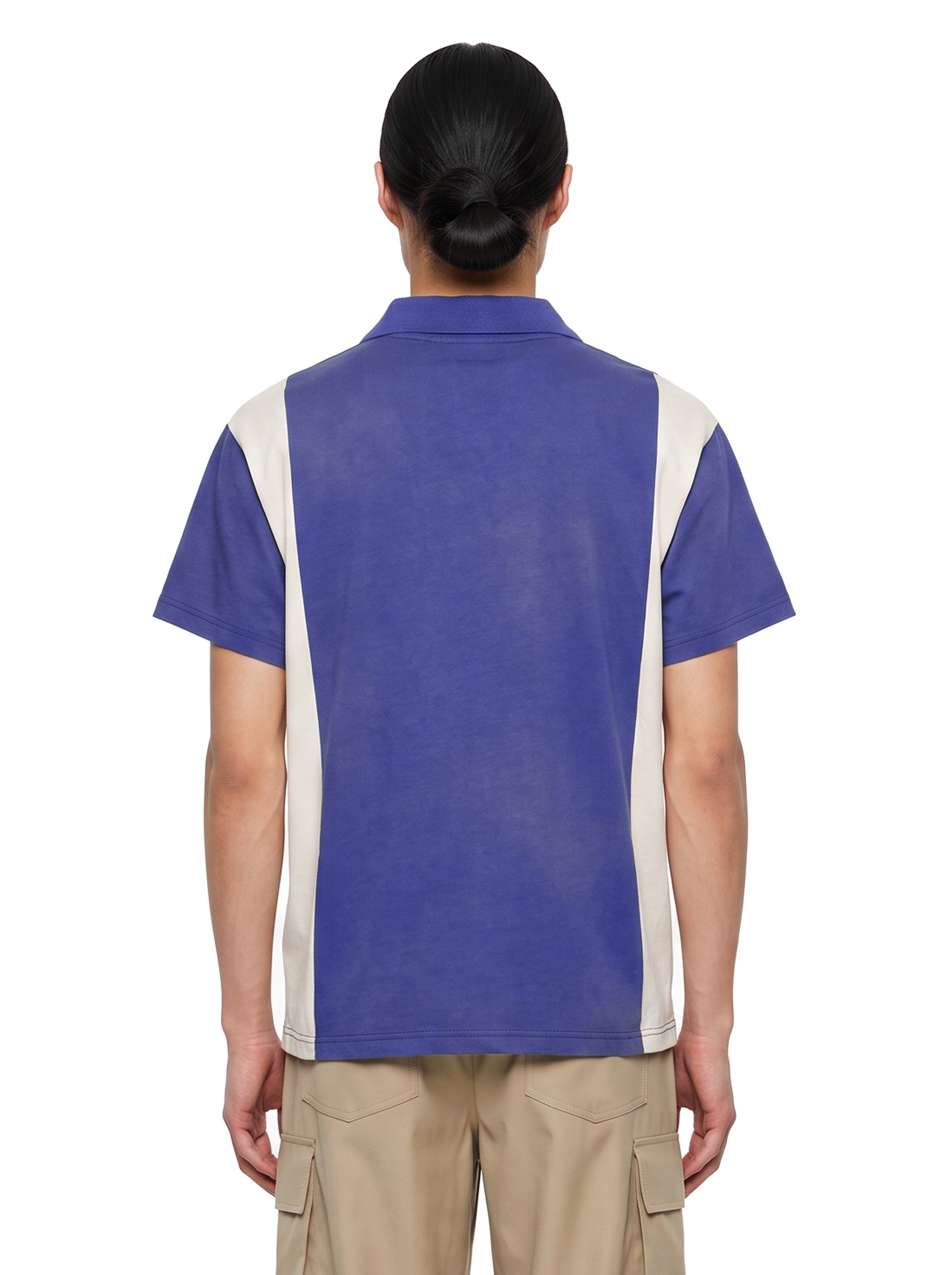 T-shirt Premier League in bianco e blu 