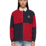 T-shirt a maniche lunghe crestfield rugby multicolre 