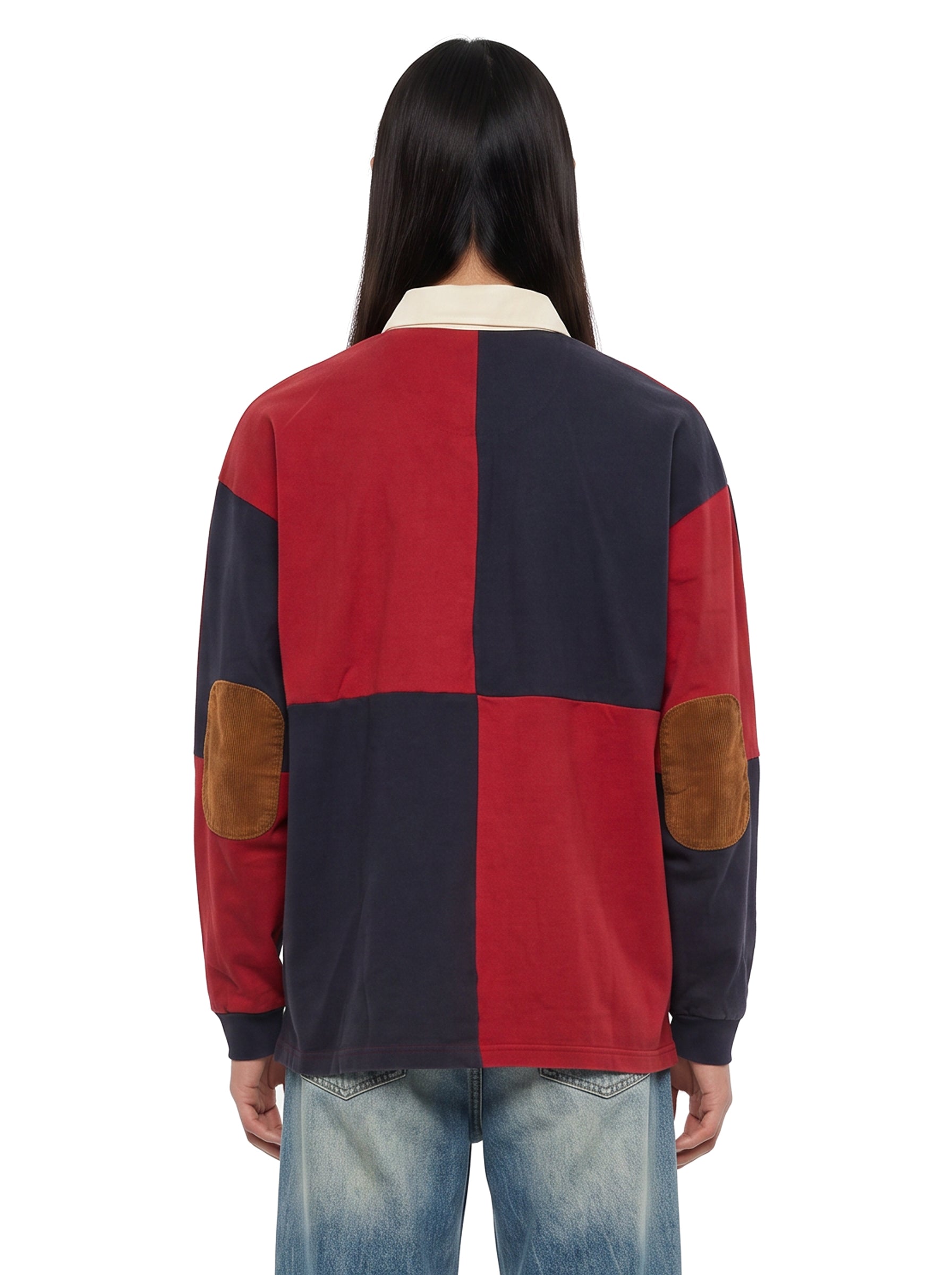 T-shirt a maniche lunghe crestfield rugby multicolre 