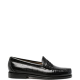Mocassini Weejuns Penny croco in nero 