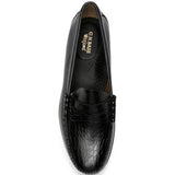 Mocassini Weejuns Penny croco in nero 
