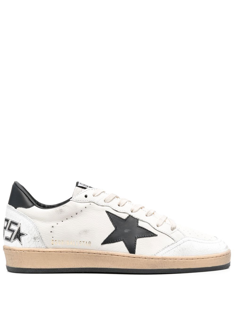 Sneakers ball star in bianco Golden goose - uomo 