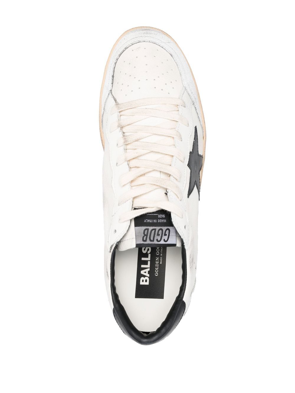 Sneakers ball star in bianco Golden goose - uomo 