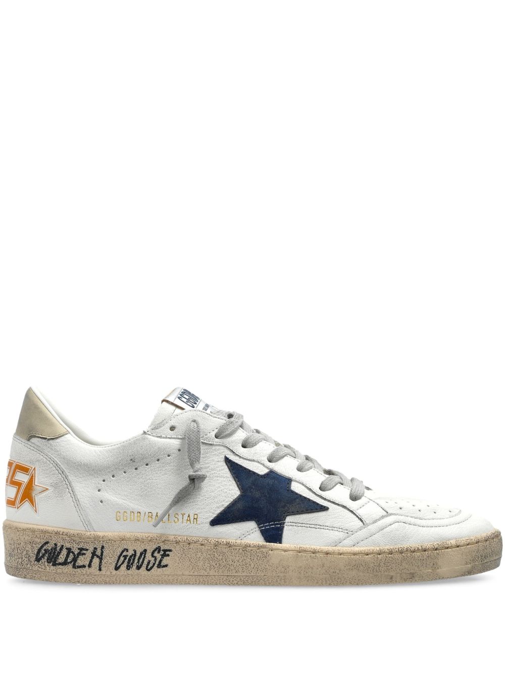 Sneakers basse ball star in bianco Golden goose - uomo 