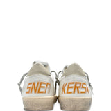 Sneakers basse ball star in bianco Golden goose - uomo 