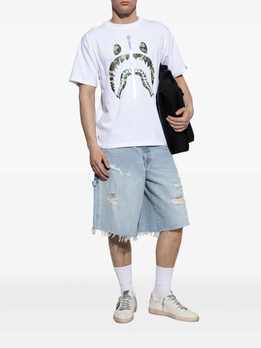 Sneakers basse ball star in bianco Golden goose - uomo 