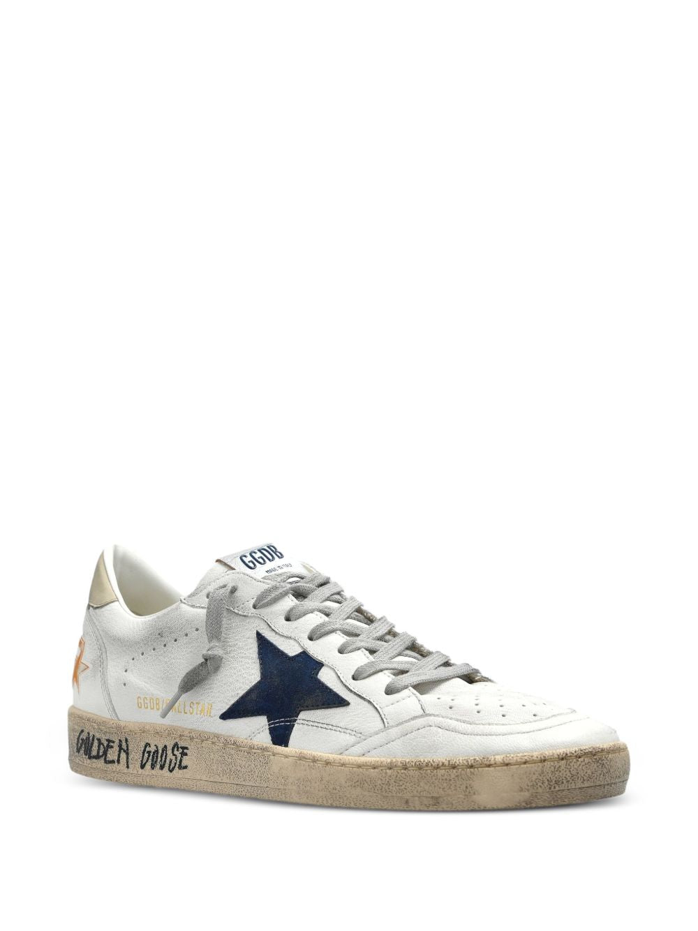 Sneakers basse ball star in bianco Golden goose - uomo 