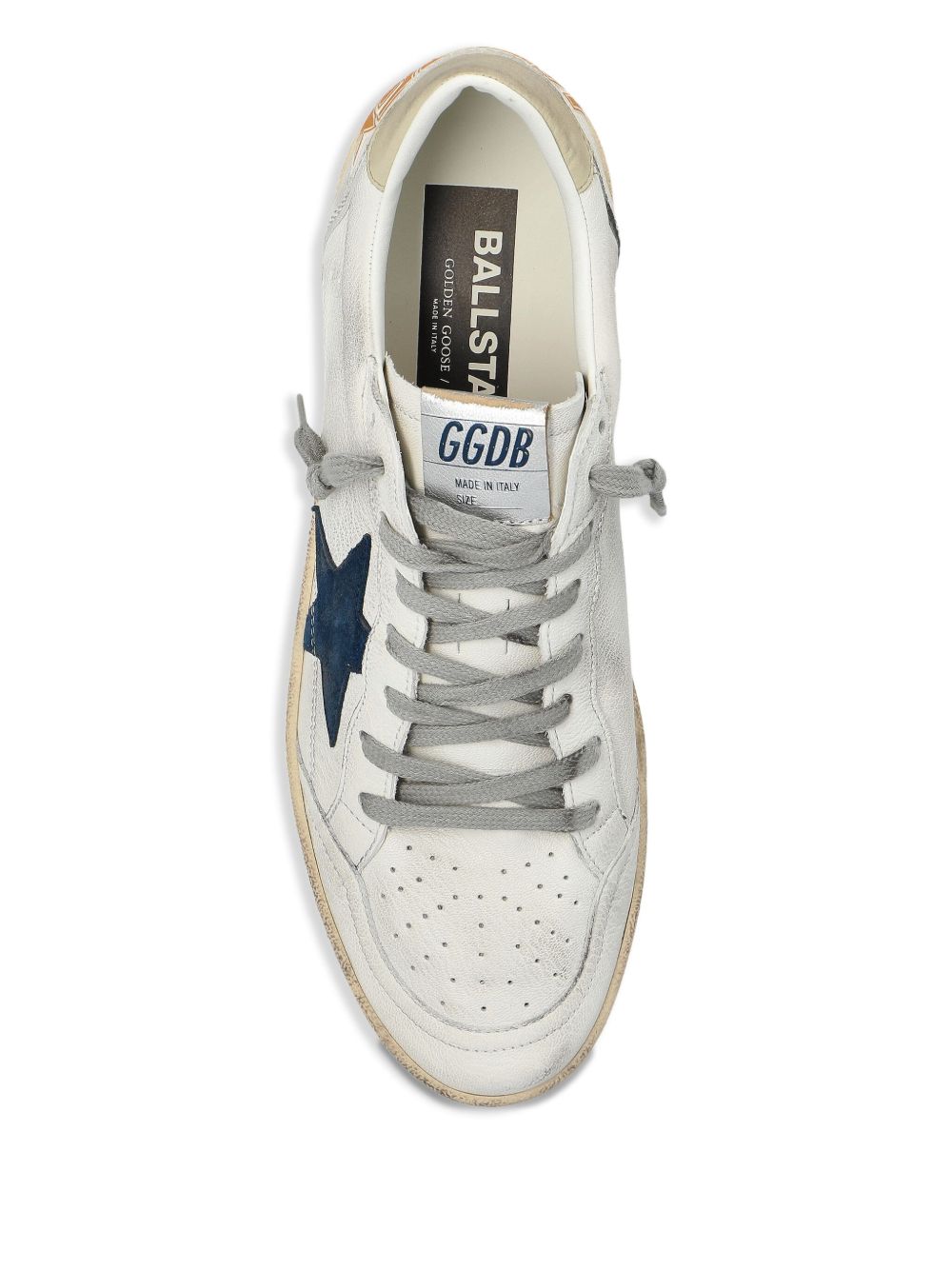 Sneakers basse ball star in bianco Golden goose - uomo 
