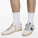 Sneakers basse ball star in bianco Golden goose - uomo 