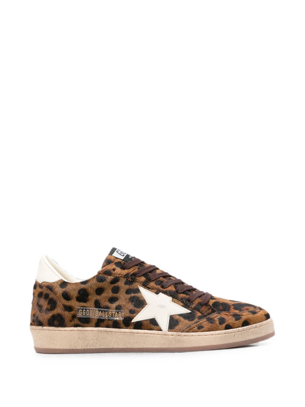 Sneakers Ball Star con stampa animalier 