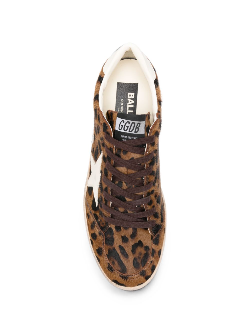 Sneakers Ball Star con stampa animalier 