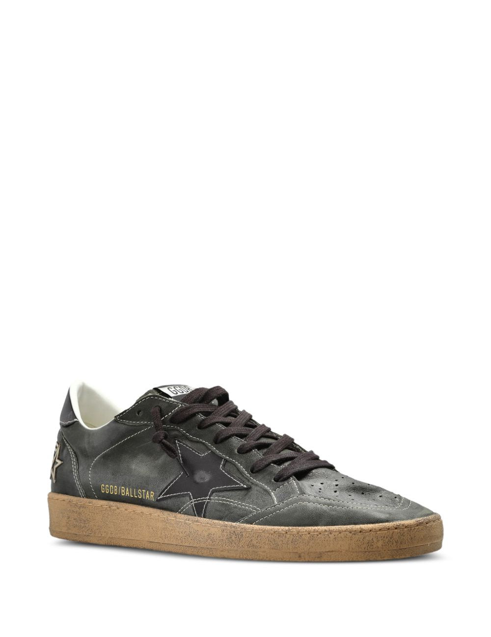 Sneakers ball star in verde Golden goose - uomo 