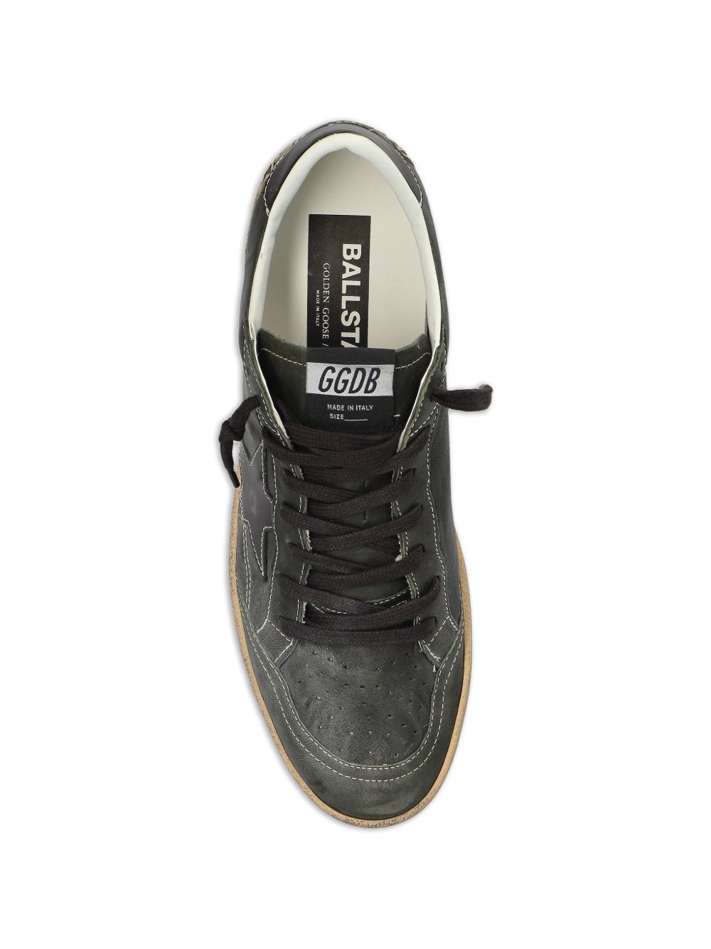 Sneakers ball star in verde Golden goose - uomo 