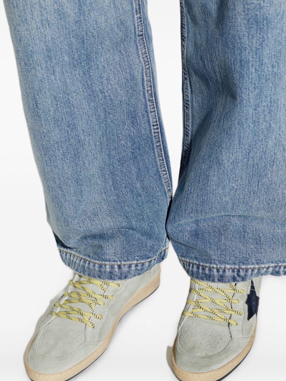 Sneakers ball star in grigio Golden goose - uomo 
