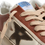 Sneakers stardan in bianco e marrone Golden goose - uomo 