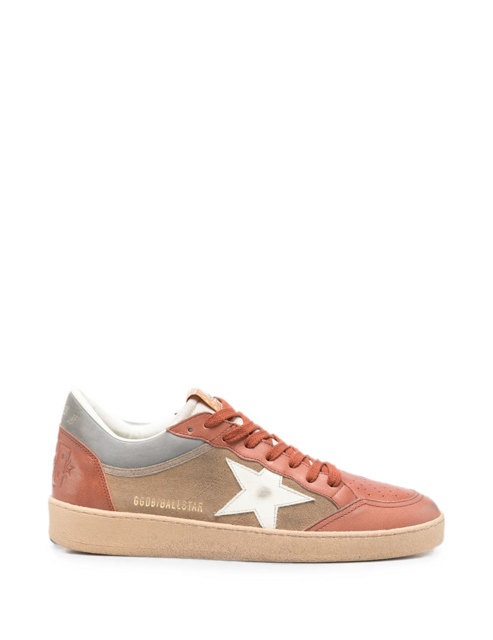 Sneakers Ball Star in pelle marrone 