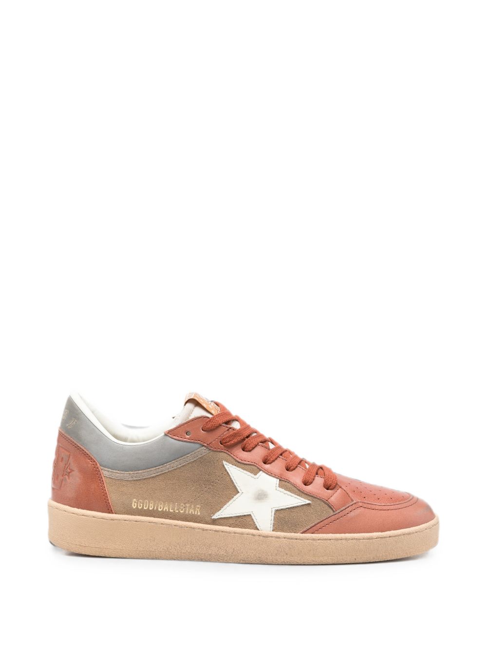 Sneakers Ball Star in pelle marrone 