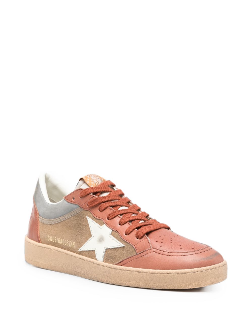 Sneakers Ball Star in pelle marrone 