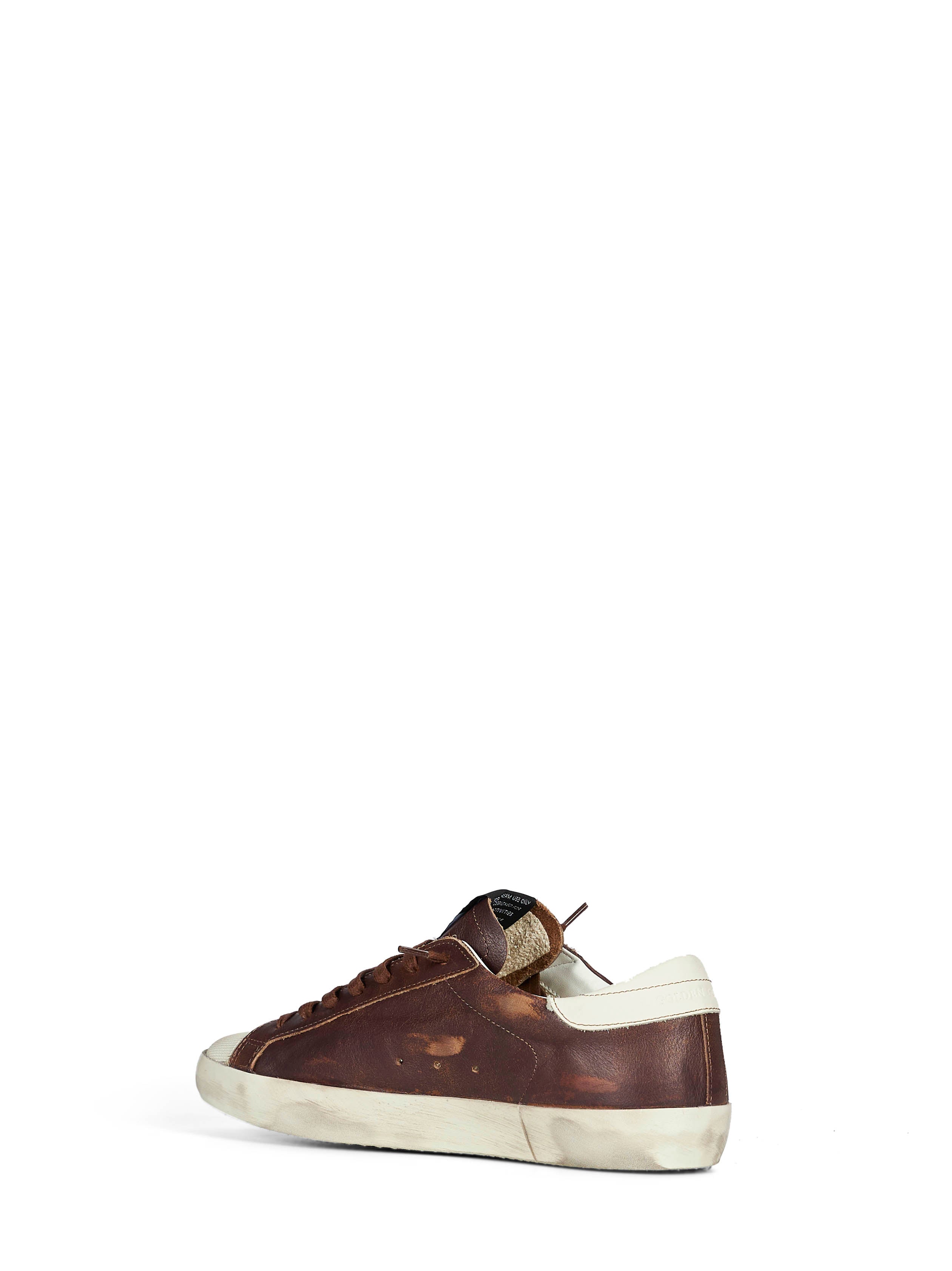 Sneakers Super Star vintage in marrone 