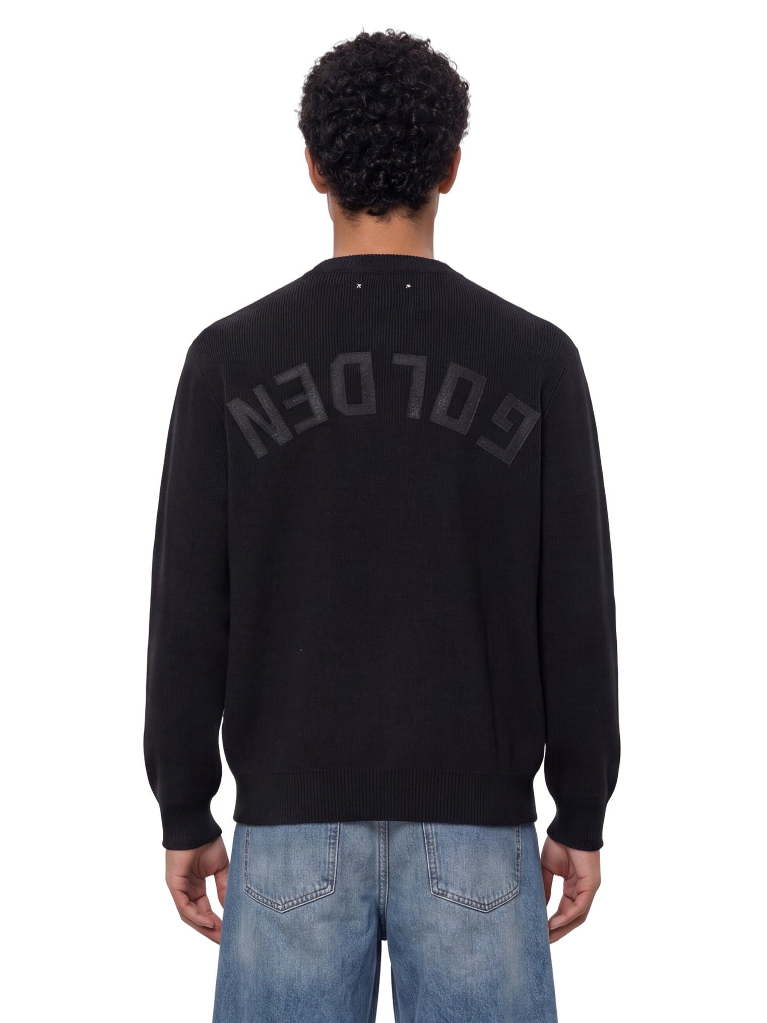 Maglione a girocollo in nero 