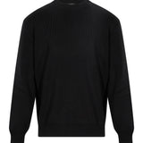 Maglione a girocollo in nero 