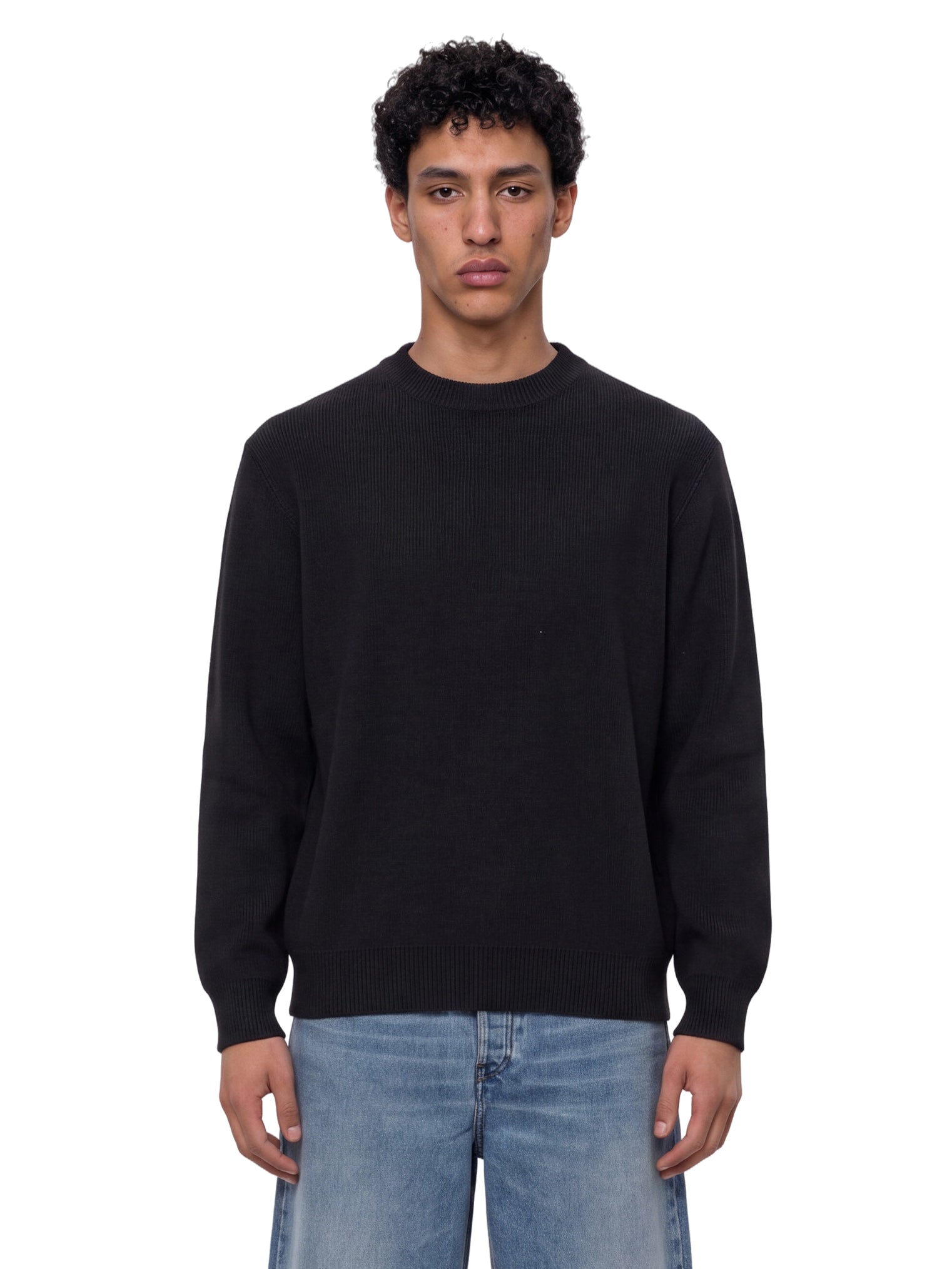 Maglione a girocollo in nero 