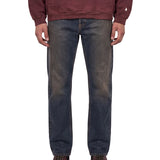 Jeans a gamba dritta in blu 